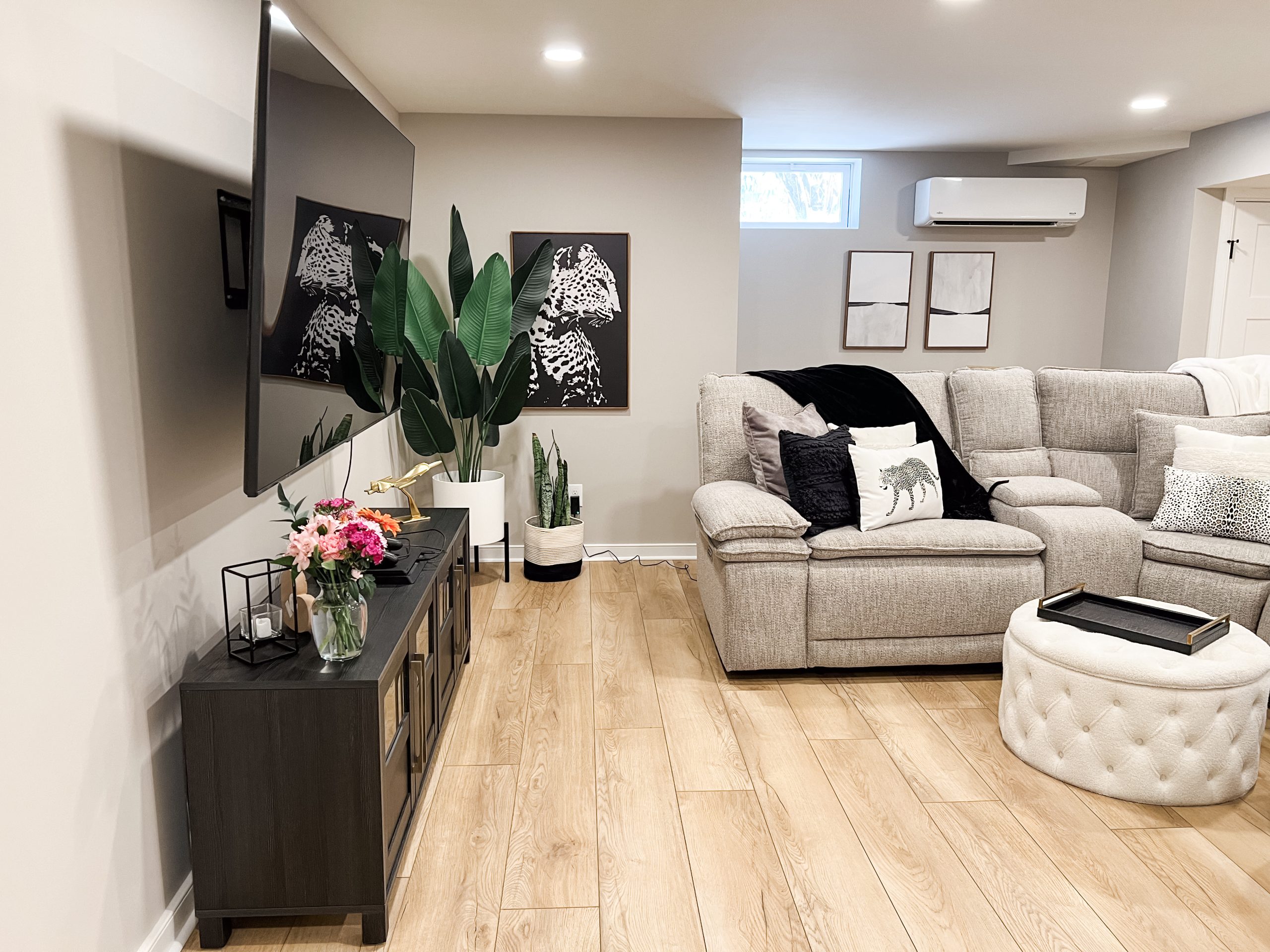 cozy basement